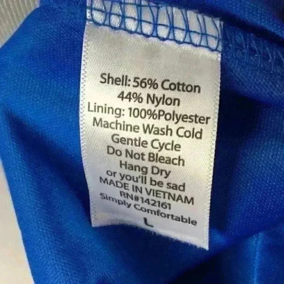 Lularoe Lola skirt L 12-14 blue yellow elastic - Picture 8 of 9